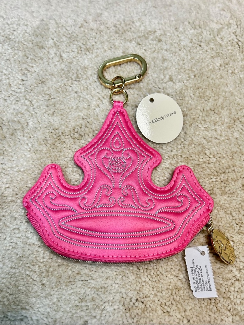 Bath & Body Works Disney Princess Aurora Crown Coin Purse